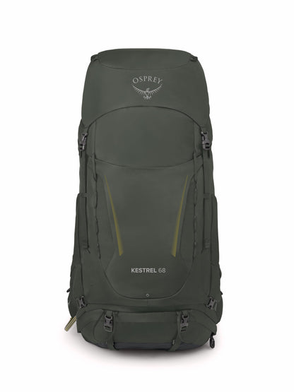 Osprey Kestrel 68L Men's Backpacking Backpack, Bonsai Green, L/XL