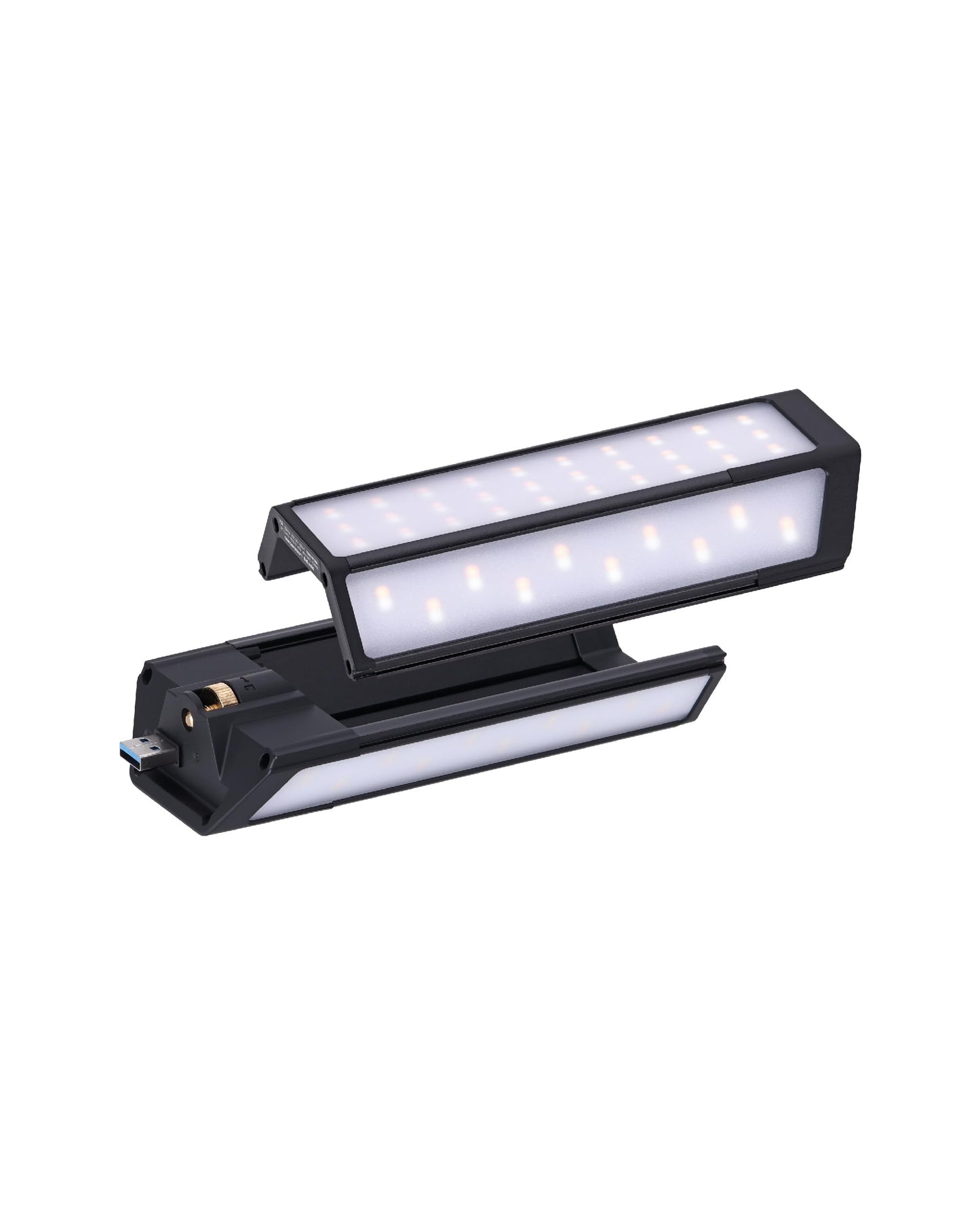 Claymore 3Face Pro Wing (Black) - Rechargeable Surface Area Light Bar for Camping, Tents, Canopies, Outdoor Events, Street Vendors, Work Lighting, Long-Lasting Battery. Adjustable Light Modes.