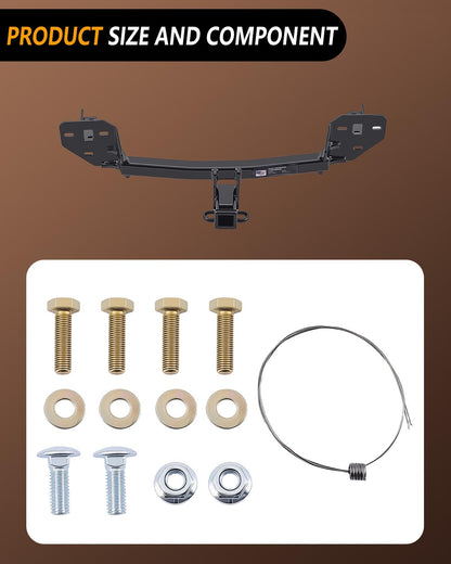 2” Receiver Trailer Hitch Compatible with Legacy & Outback 2020–2025 | Class 3 | 3,500 lbs Towing Capacity | Easy Bolt-On Install