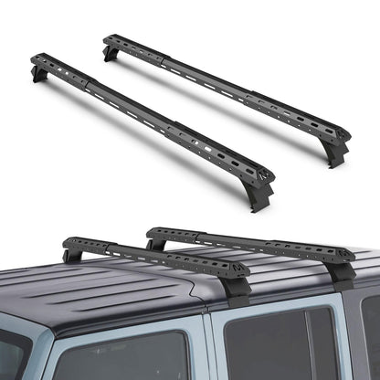 420 LBS Roof Rack Cross Bars,Adjustable 39.4-61 inch Roof Rail Crossbars Fit for Jeep Wrangler JL JT 2018-2025 (2/4 Door Hardtop), Rooftop Cargo Bag Kayak Bike Carrier