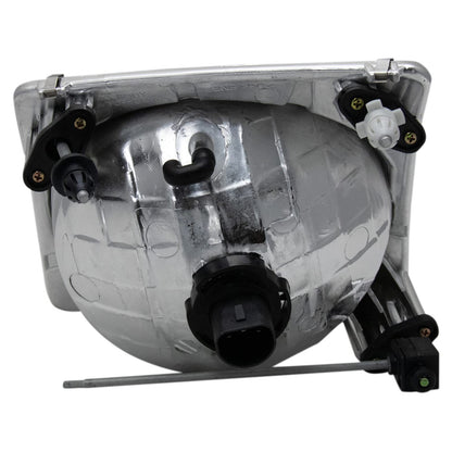 TRQ Headlight Assembly Set for 2001-2003 Ford Explorer Sport, 2001-2005 Explorer Sport Trac, Yellow, Model LKA55924