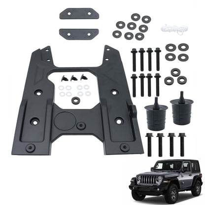 ANTUKO Spare Tire Hinge Reinforcement Kit Aluminum Alloy Replacement for 2018 2019 Wrangler JL 82215356AB