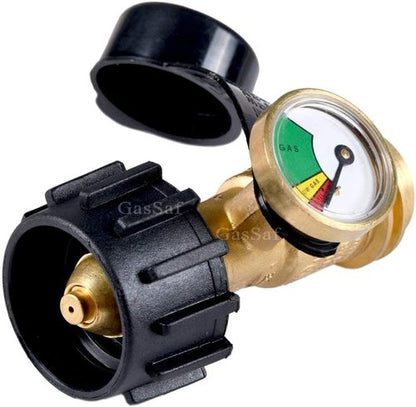 GasSaf Propane Tank Gauge - Universal Leak Detector for QCC1 Type 1 Tanks | Accurate Pressure Meter