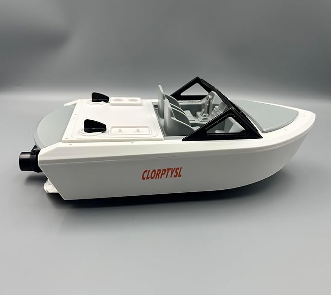 CLORPTYSL Jet Propulsion RC Boat Mini Yacht-Style Remote Control Boat with Enclosed Drive System Waterproof Electric Boat for Pool &amp Lake
