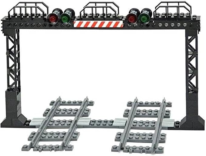 General Jim's Toy Train Building Blocks Traffic Control Lights for Train Station