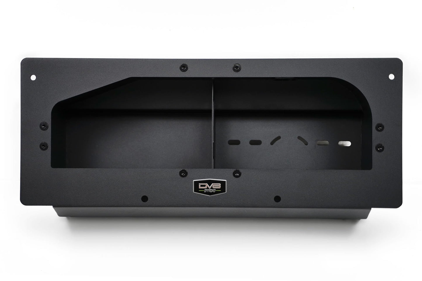 DV8 Offroad Air Compressor Mount & Storage Box for The 2021-2026 Ford Bronco | Designed for ARB Single or Twin Air Compressors | Heat Shield to Reduce Temperatures from Exhaust/Exterior