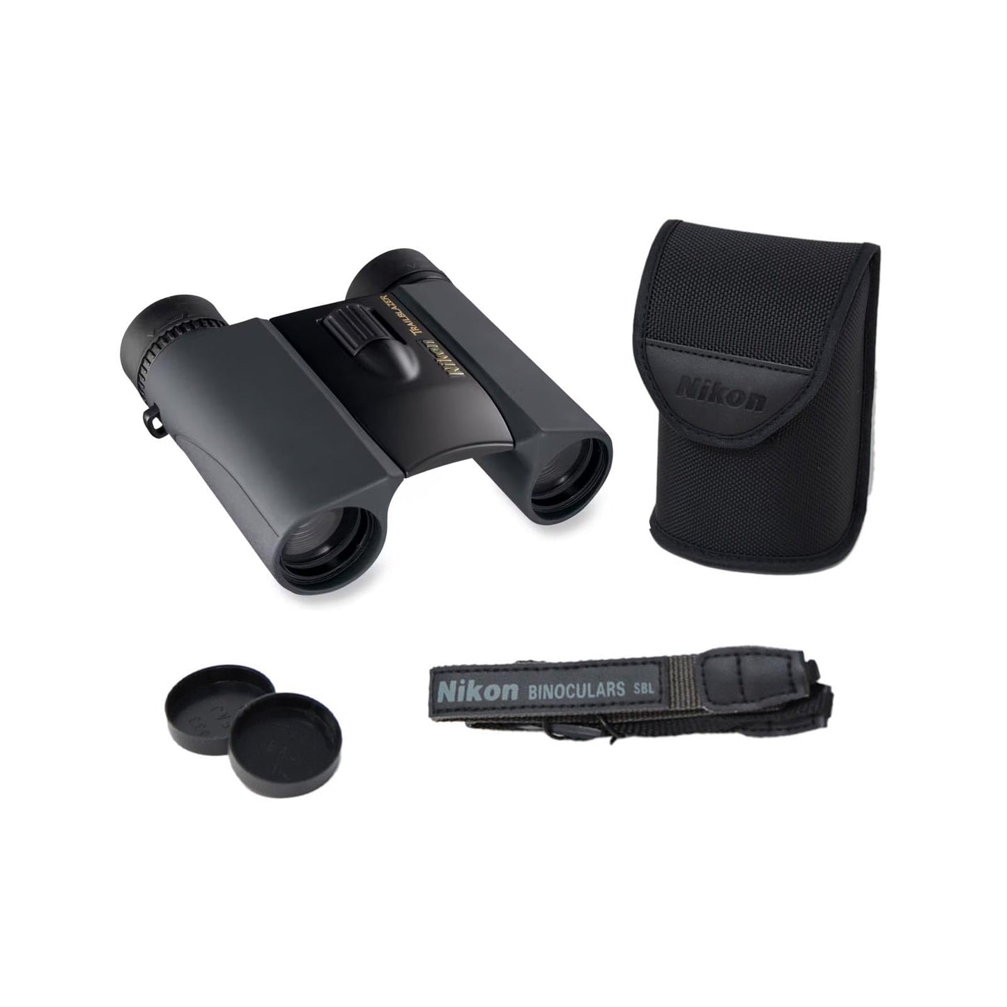 Nikon Trailblazer 10x25mm Binoculars - Compact, Waterproof & Fogproof, Bright Multilayer-Coated Optics, Roof Prism - All-Terrain Outdoor Wildlife Viewing & Birdwatching Binoculars (8218)