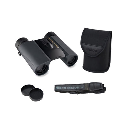 Nikon Trailblazer 10x25mm Binoculars - Compact, Waterproof & Fogproof, Bright Multilayer-Coated Optics, Roof Prism - All-Terrain Outdoor Wildlife Viewing & Birdwatching Binoculars (8218)