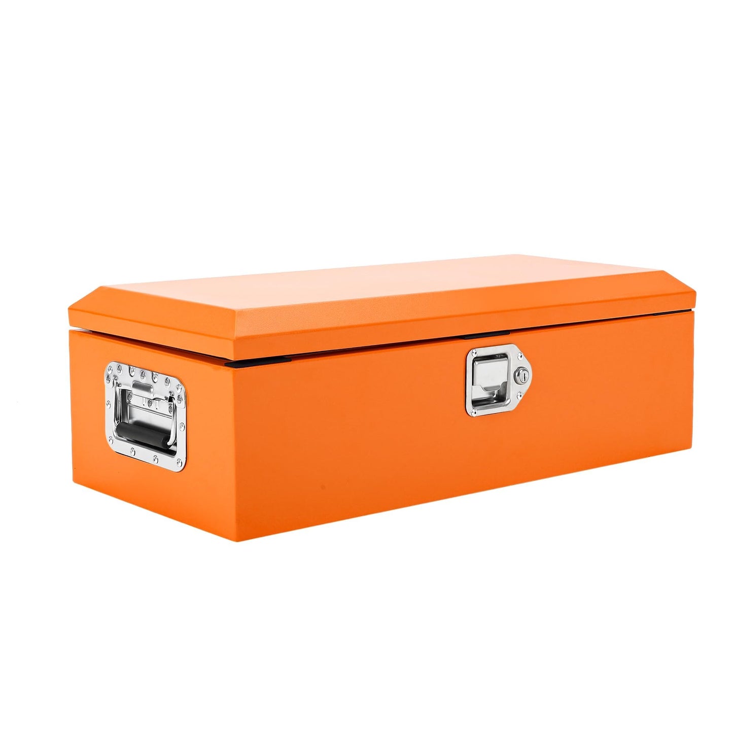 OUTLANE 20x12 Inch Truck Bed Tool Box, Heavy Duty Steel Lockable Storage Chest with Keys & Side Handle, Weatherproof Organizer Box for Pickup Trucks, RV, Trailer