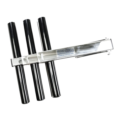MARINE CITY 3-Step Telescoping Ladder – Stainless Steel, Flip-Up, Anti-Slip, 3-5/8” Deployed Length, 13-1/2” Width, for Marines, Boats, Ships, Yachts (Pack of 1)