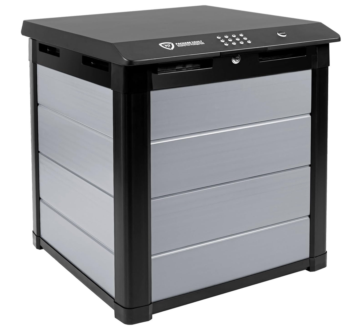 Package Vault- Robust Large Smart Delivery Lock Box "Package Theft Prevention" with a Smart Bluetooth Lock, Great for Outdoor Patios and Porches to Keep Your Packages and Deliveries Safe