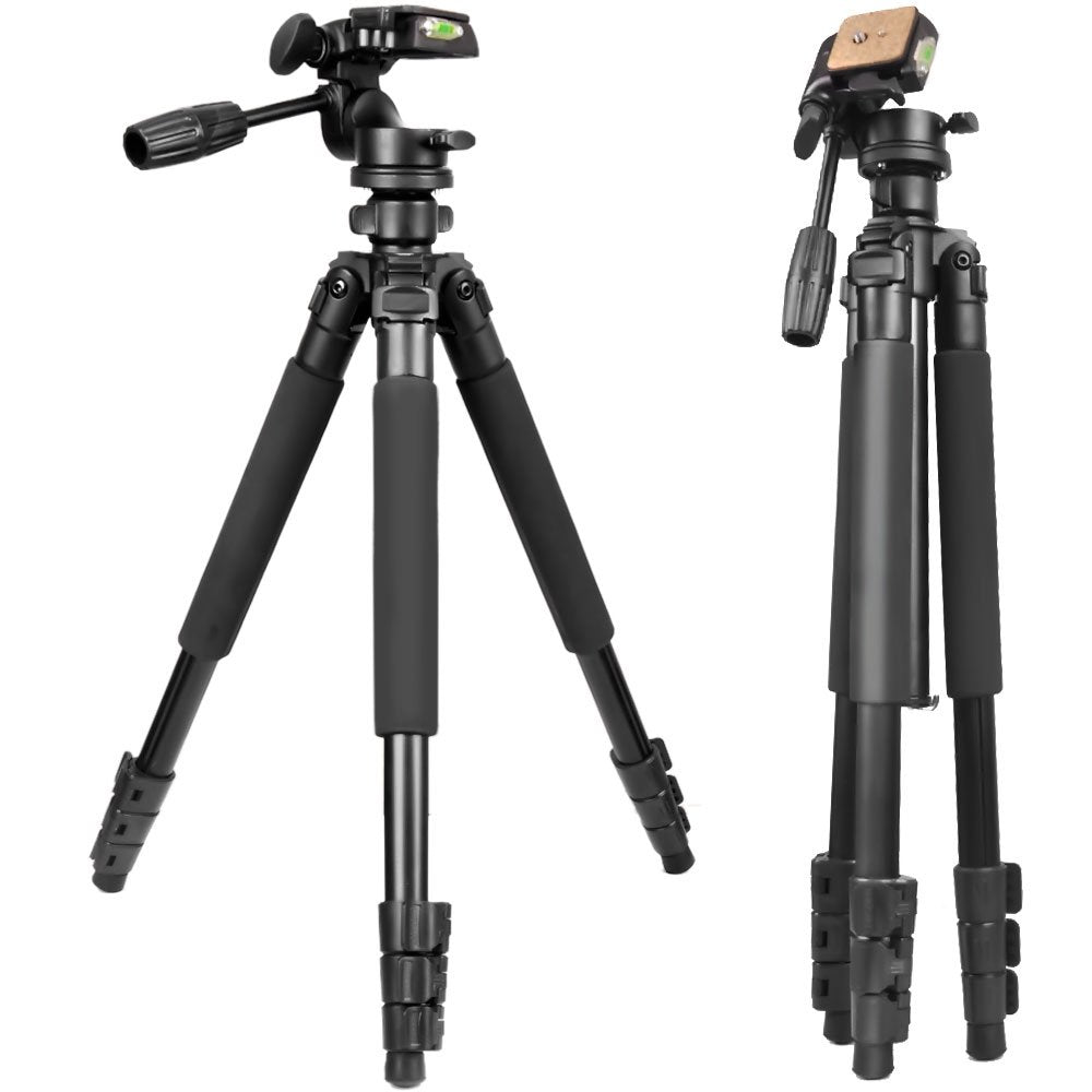 Gosky Tripod -Travel Portable Tripod for Spotting scopes, Binoculars, camcorders, or SLR Cameras (Pro (61-inch))