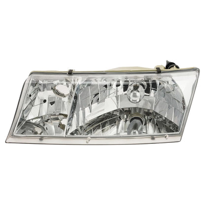 TRQ Headlight Assembly Set for 1998-2002 Mercury Grand Marquis, Driver & Passenger Side, Model LKA87005