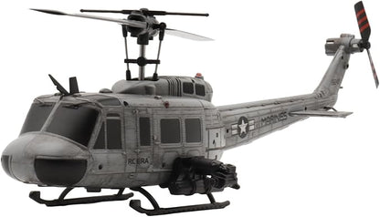 RC ERA C032 UH-1 Huey RC Helicopter 1:48 Scale 6-Axis Gyro 6CH Brushless Flybarless Stabilized Aircraft 3D Inverted Flight Optical Flow Positioning for Adults Hobbyists