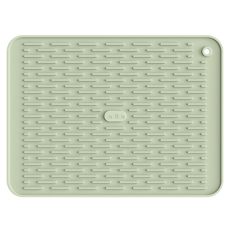 ME.FAN Silicone Dish Drying Mat for Kitchen Counter, Dish Drying Pad for Sink, Refrigerator or Drawer, Countertop Protection Pad M - 16''×12'' - Desert Sage