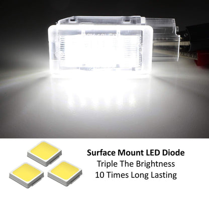 iJDMTOY LED Trunk Cargo Light Kit for Chevy Camaro, Cruze, Trax, Spark, Cadillac XTS, Buick Lacrosse, GMC Acadia - 18-SMD Xenon White
