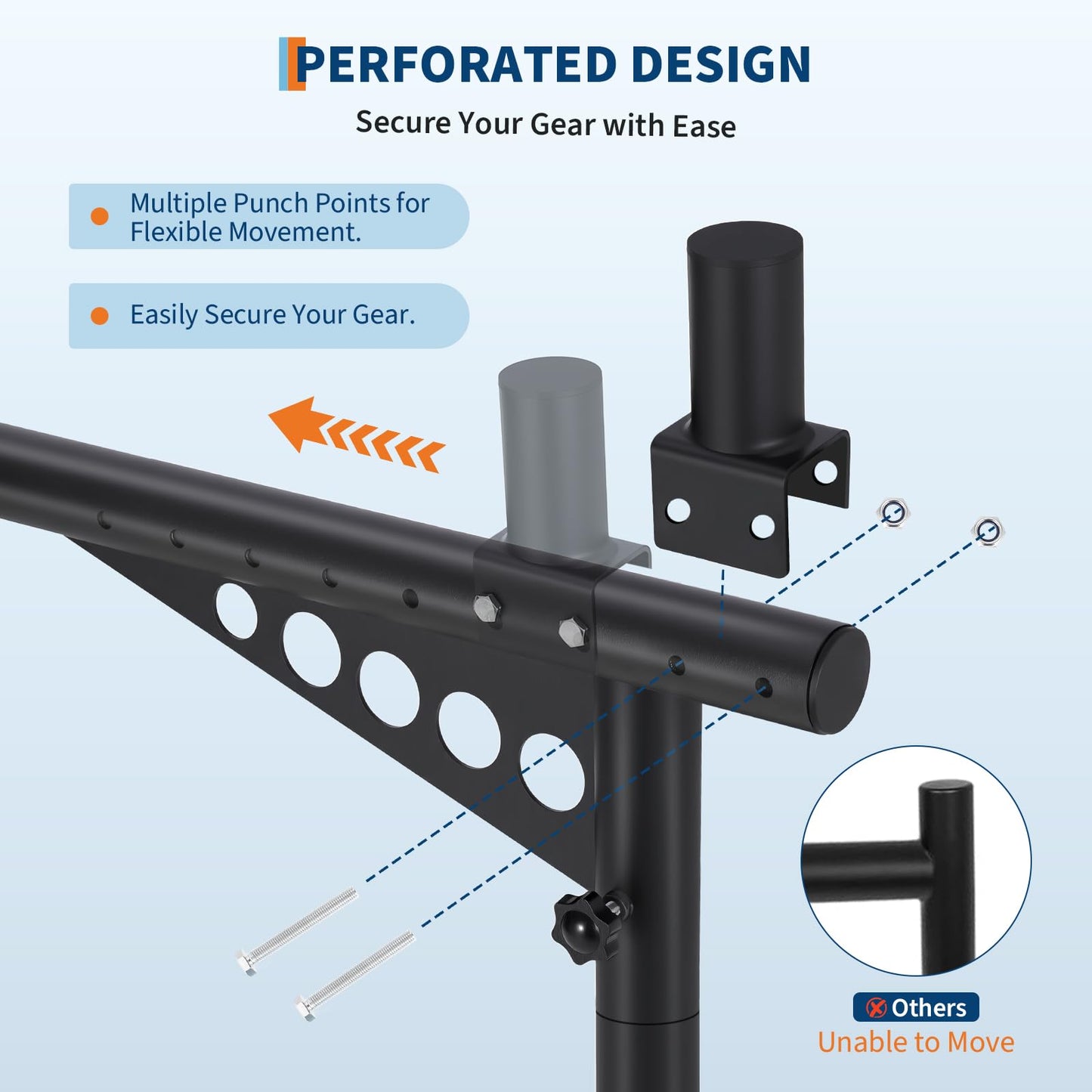 Adjustable Steel Truck Ladder Rack, 1000 Lbs Capacity, 52"-82" Crossbar, Universal Pickup Bed Rack for Kayak, Lumber, Ladder, Tent, Surfboard – No Drilling Required