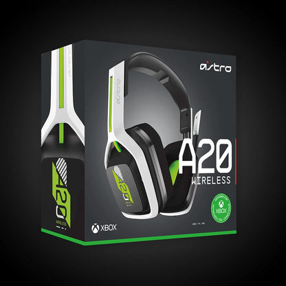 ASTRO Gaming A20 Wireless Headset Gen 2 for Xbox Series X | S, Xbox One, PC & Mac - White/Green