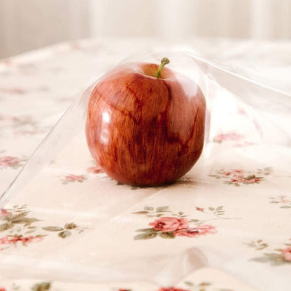 LIBERECOO Clear Round Fitted Vinyl Tablecloth for 49-56" Diameter Tables - Heavy Duty Elasticized Table Cover Elastic Edged Plastic Table Cloth Protector