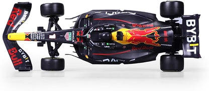 Maisto Tech R/C F1 Red Bull Racing RB18 (2023): 1:24 Scale Remote Control Car Faithful Formula 1 Car 2.4 GHz Pistol Grip Control 23 cm Black (582356)