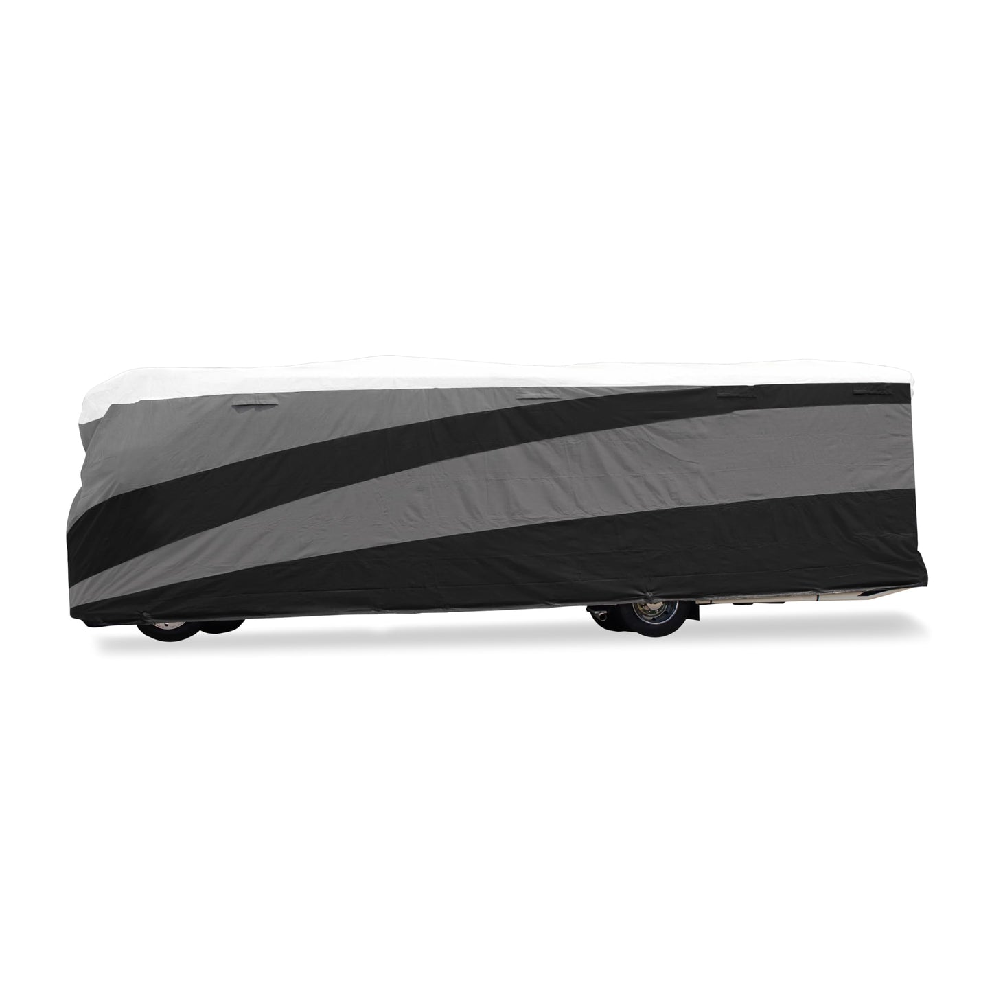 Camco ULTRAGuard Supreme RV Cover - Fits 37-40ft Class A Campers - Shelter Your RV from The Elements - Near Custom Fit Camper Cover Features Covered Air Vents & Rear Cinching Straps (56108)
