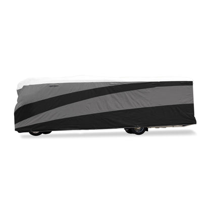 Camco ULTRAGuard Supreme RV Cover - Fits 37-40ft Class A Campers - Shelter Your RV from The Elements - Near Custom Fit Camper Cover Features Covered Air Vents & Rear Cinching Straps (56108)