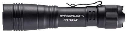 Streamlight 89000 ProTac 2.0 2000-Lumen 17300-Candela Rechargeable Tactical LED Flashlight with USB C Cable, and Holster, Box, Black