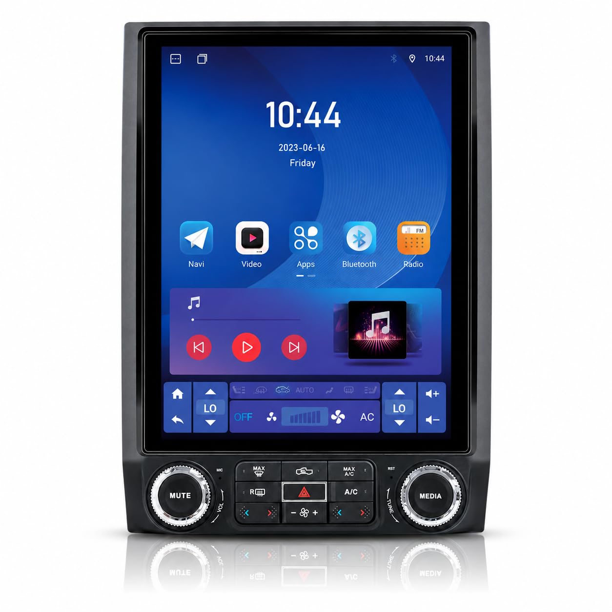 CIGKTSEIN Car Radio for Ford Expedition 2015 2016 2017, 8-Core 4+64GB Android Upgrade Stereo with Wireless Carplay Android Auto, 12.1'' T-Style Screen with GPS WiFi SWC AM/FM Backup Camera