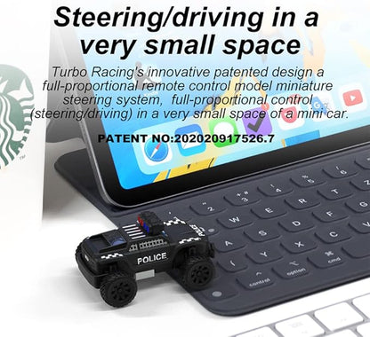 1:76 Turbo Racing Scale RC Sport Car Table Racing Remote Control Mini Model Car Full Proportional RTR Kit Toys (C82)