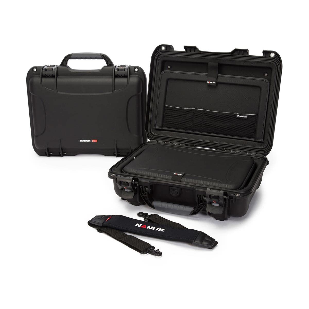 NANUK 923 Hard Camera Case with Laptop Insert Kit - Black