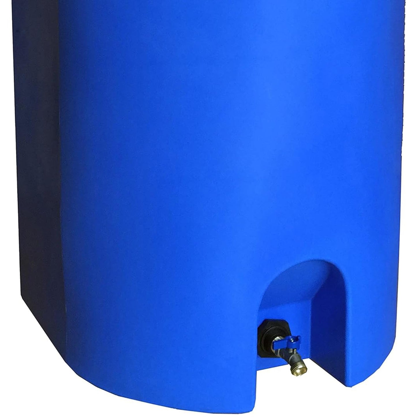 WaterPrepared Stackable Plastic Drinking Water Storage Tank with Spigots, 55 Gallon, Blue - Portable Emergency Hydration Container for Survival or Disaster Preparedness