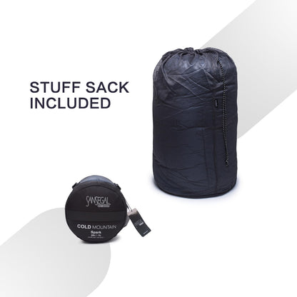 SANSEGAL Ultralight Mummy Down Sleeping Bag 650 Fill Power Duck Down Suits for 32 20 Degree F for Camping Hiking Backpacking