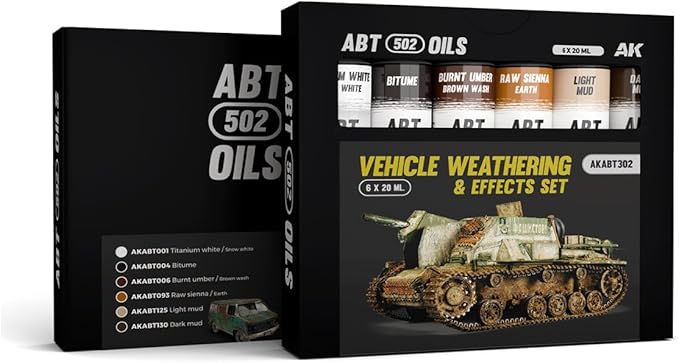 ABTEILUNG 502 Vehicle Weathering &amp Effects Set 6 x 20ml