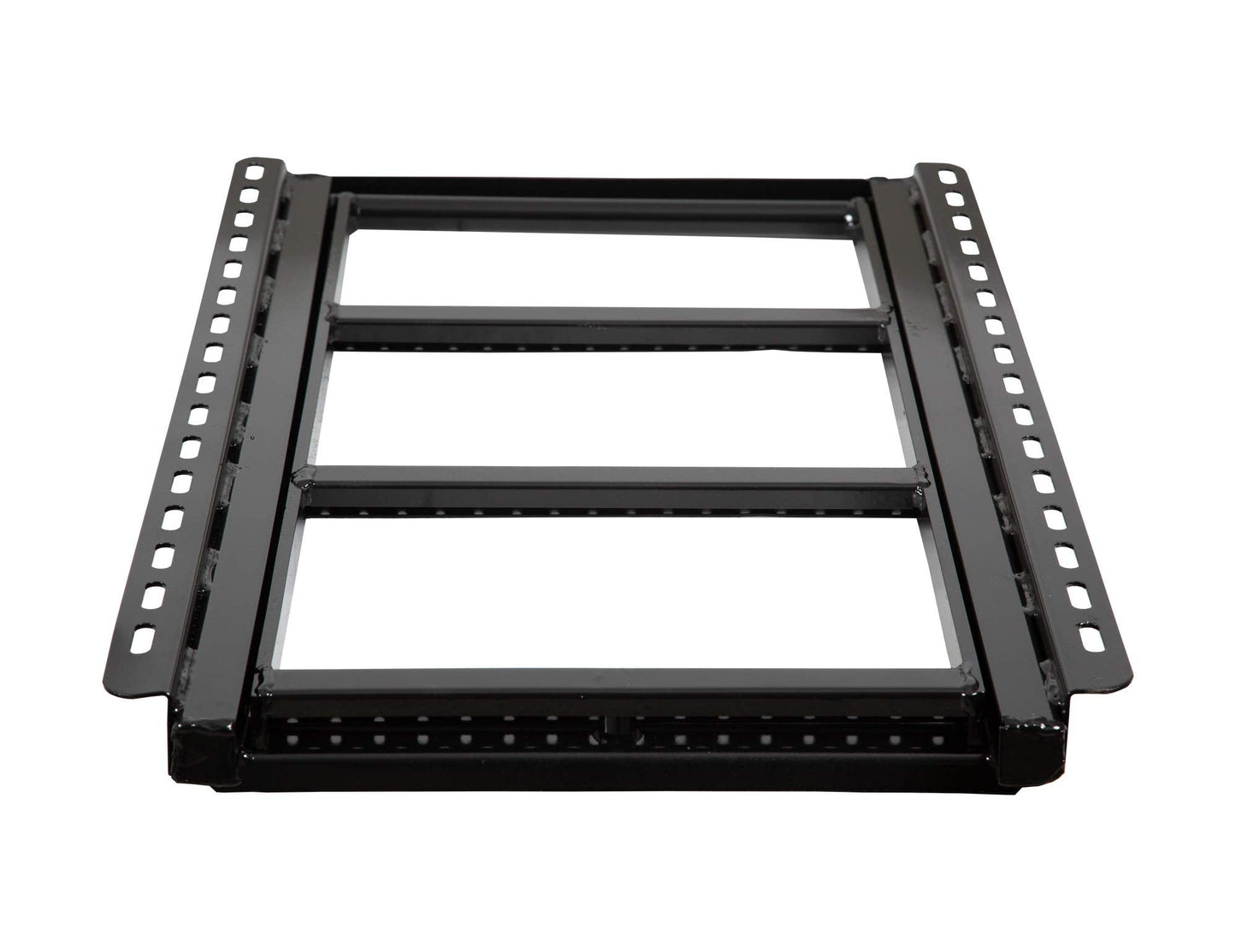 Buyers Products 5233000 Black 3 Rung Retractable Truck Step, Heavy Duty Non Slip Truck Bed Ladder Step for Trucks, Trailers, Semis, Powder Coated Steel, Slide In Storage, Bolt On or Weld On Install