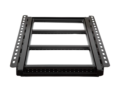 Buyers Products 5233000 Black 3 Rung Retractable Truck Step, Heavy Duty Non Slip Truck Bed Ladder Step for Trucks, Trailers, Semis, Powder Coated Steel, Slide In Storage, Bolt On or Weld On Install