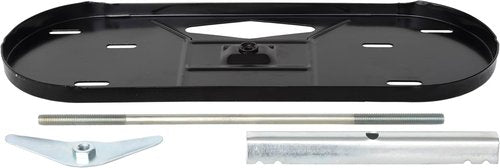 Flame King Dual RV Propane Tank Cylinder Rack - Holds 40lb Tanks for RVs and Trailers | KT40MNT