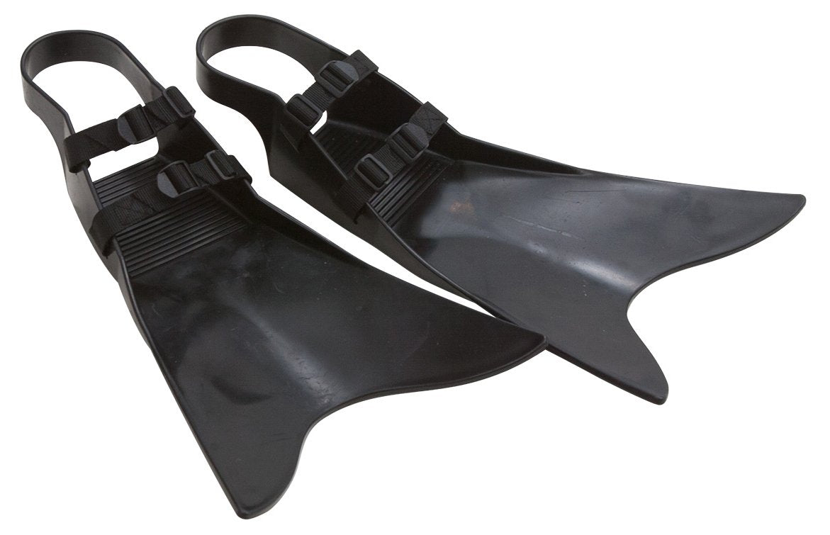 Outcast Power Kick Fins - Lightweight Durable Adjustable Easy Step-in Backcountry Angling Fishing Float Tube Navigation Wading Boots/Water Shoes Fins, One Size Fits All