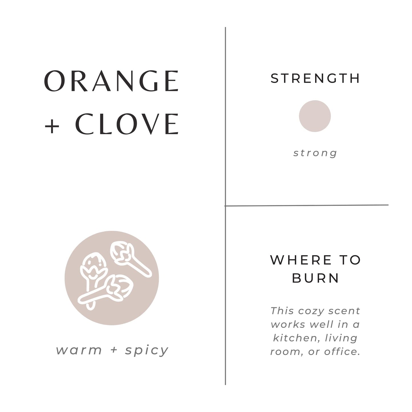 Slow North Orange + Clove Candle - Essential Oils and Pure Soy Wax Candle in a Reusable Frosted Glass Jar - A Unique and Mindful Scented Candle Hand-Poured in the USA (8 oz)