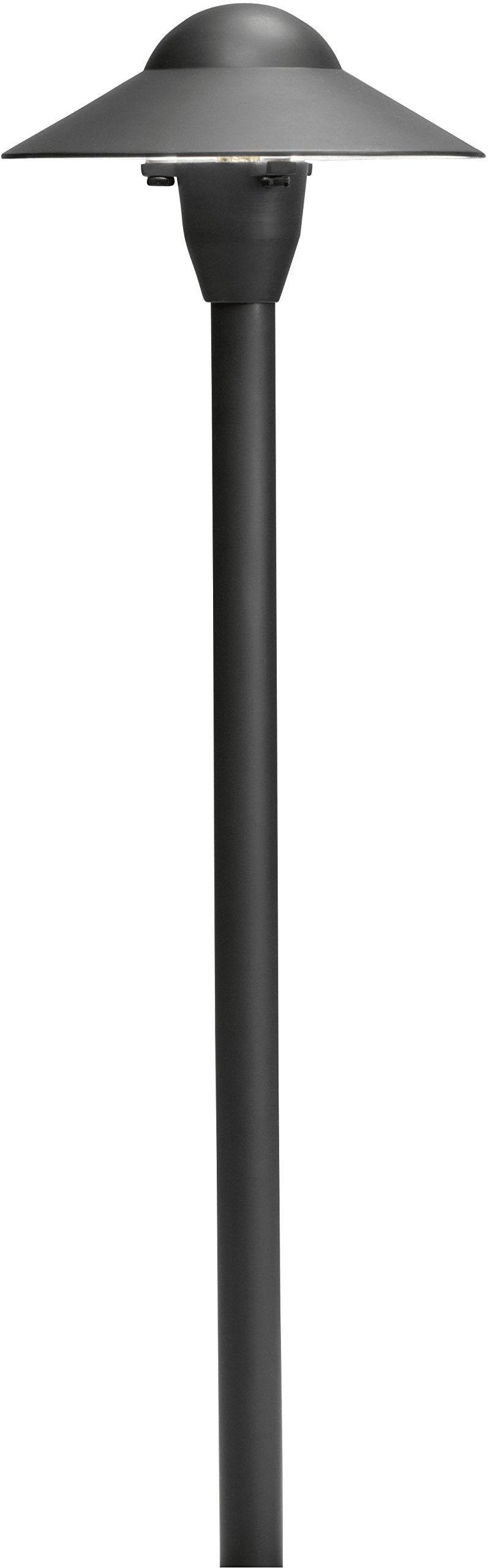 Kichler 15470BKT Dome Path Light 6-Inch, Textured Black