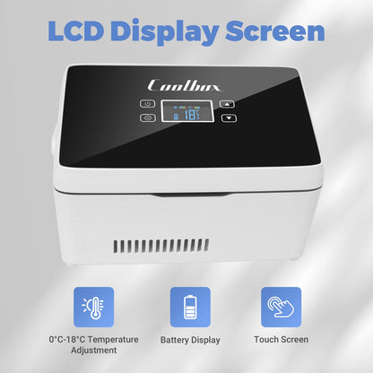 Electric Insulin Cooler Travel Case Box, Insulin Fridge Portable Insulin Refrigerator, Diabetic Travel Case, TSA Approved Battery Powered, 32℉-64℉Temperature Control LCD Display