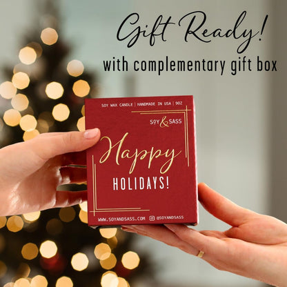 Frankincense and Myrrh Candle, Christmas Candles Scented - w/Spices, Frankincense & Myrrh - Infused with Essential Oils I Frankincense Candle I 9oz, 50Hr, Made in USA