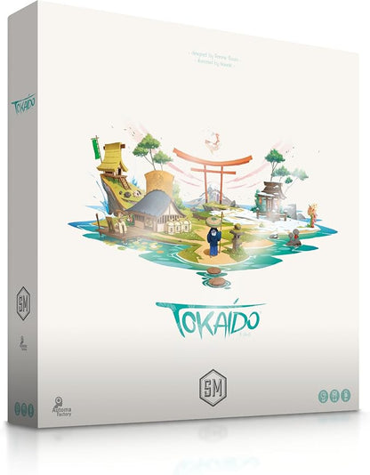 Stonemaier Games: Tokaido (Base Game) by Antoine Bauza | A Zen Strategy Board Game About Traveling in Japan for Adults and Family | Journey and Exploration from Kyoto to Edo | 1-5 Players 45 Mins