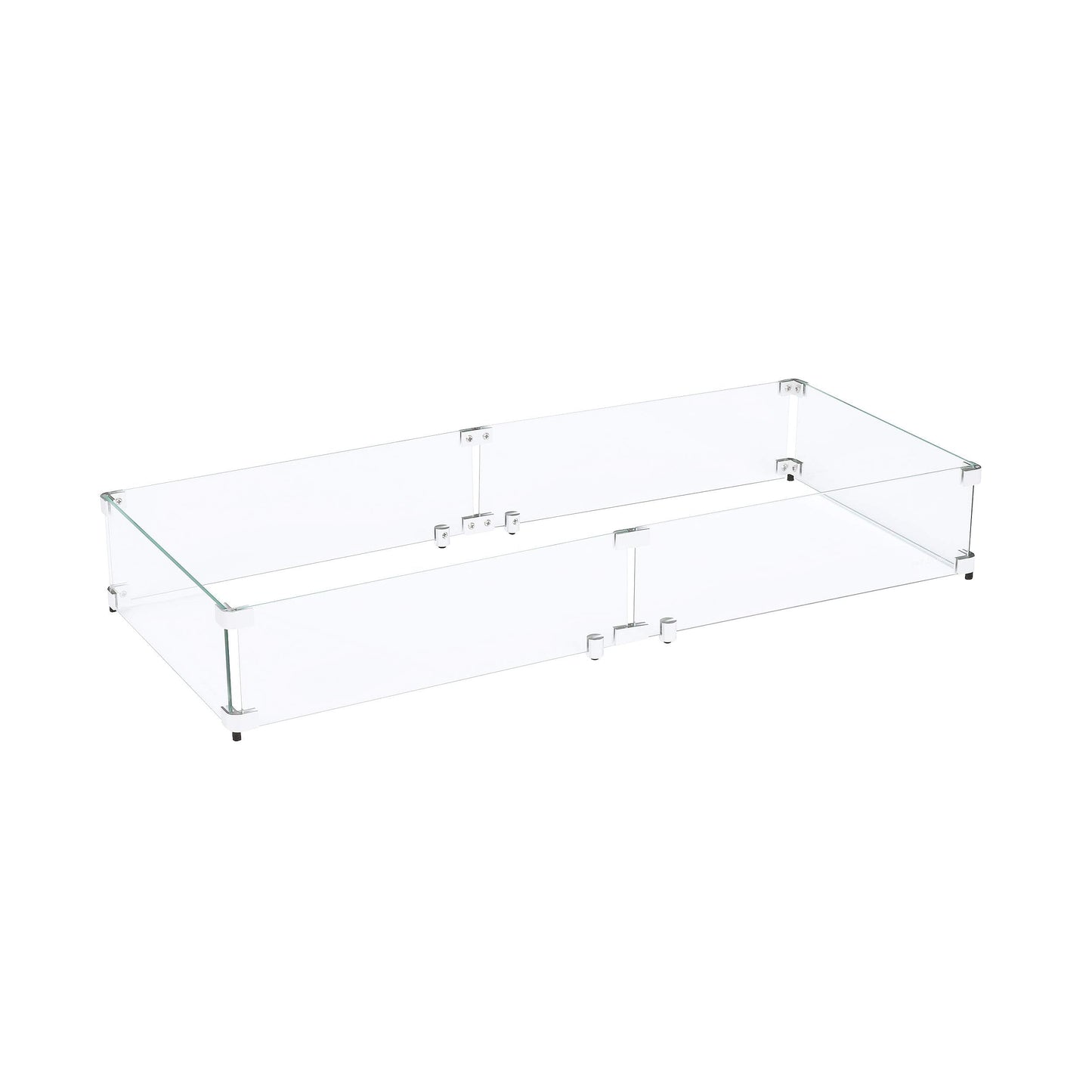 Celestial 41.25" x 17" x 6" Wind Guard, fits Celestial 36” x 12” Fire Pit Burner Pan for Gas Fire Pits
