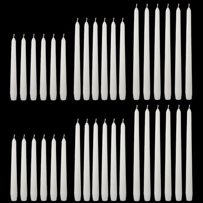 MTLEE Taper Candles 8/10/12 Multi Height Unscented Taper Candles 8 Burn Hours for Dinner Decorative Home Decoration Fall Thanksgiving Wedding Party Candlesticks(White,36)