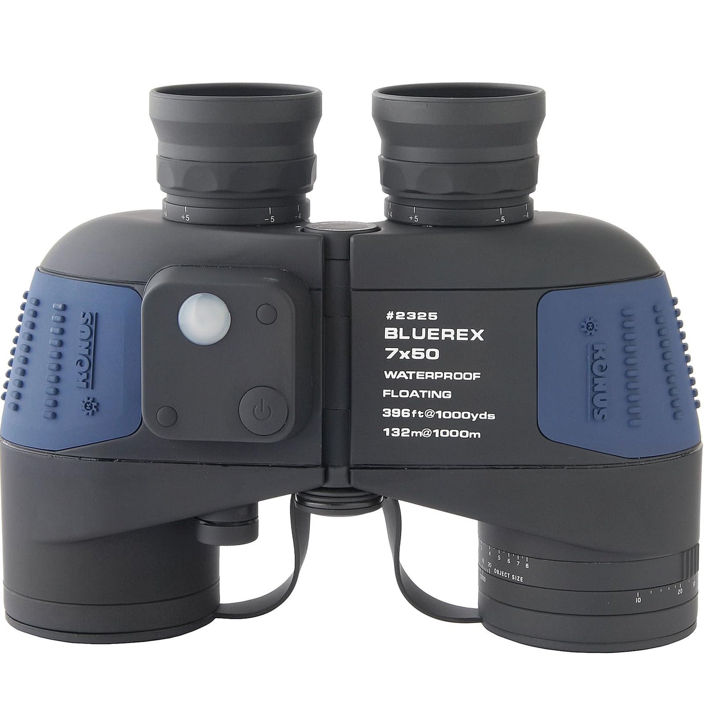 Konus Tornado 7x50mm Binoculars | Rugged Waterproof Multi-Coated Marine Hunting Binoculars w/Compass & Illuminated Reticle