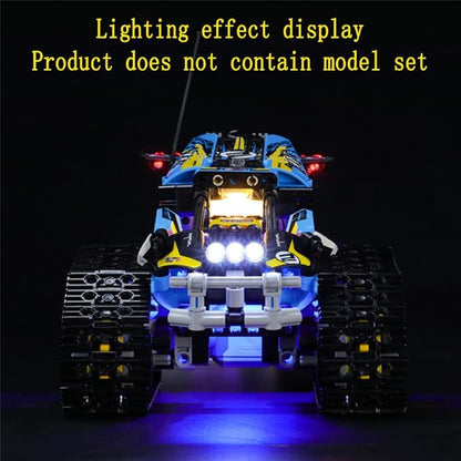 LED Light Kit Compatible with Lego Remote-Controlled Stunt Racer - Lighting Set for Technic 42095 Building Model (Model Set Not Included)