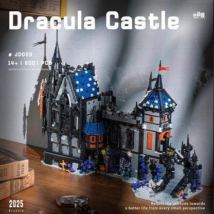 Haunted House Building Set Halloween Castle Architecture Blocks 3007Piece Horror Modular Building Kit for Adults &amp Teens for Men &amp Women