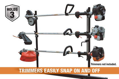Buyers Products LT10 Landscape Trailer Trimmer Rack, Holds 3 Weed Eaters, Made in the USA, Trimmer Rack For Open Landscape Trailers, Lawn Care Accessories, Lawn Equipment & Landscape Tools