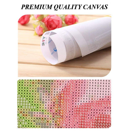 SUKIMI 5D DIY Diamond Art Painting 16x16 inches Round Drill Rhinestone Embroidery for Wall Decoration