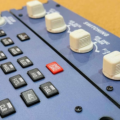 Flight Simulator Controller A32X ECAM Home Cockpit Panel for MSFS 2020/2024 FE-NIX FB-W on Windows Plug-and-Play Display Unit